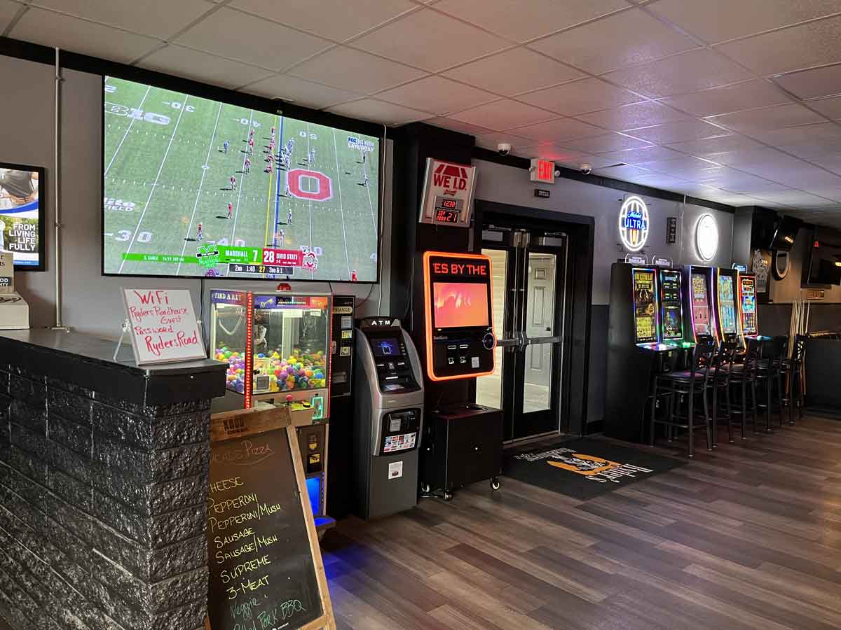 A variety of games available at Ryders Roadhouse in Wisconsin Rapids, WI